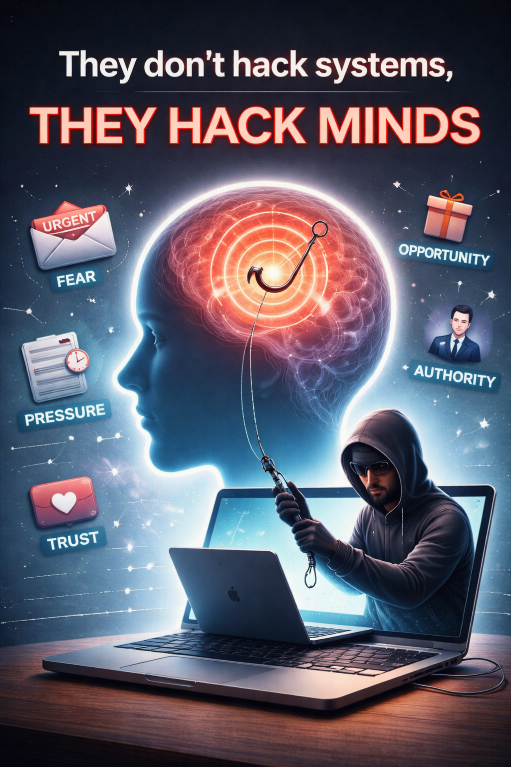 Why Attackers Don’t Hack Systems,They Hack People Instead.