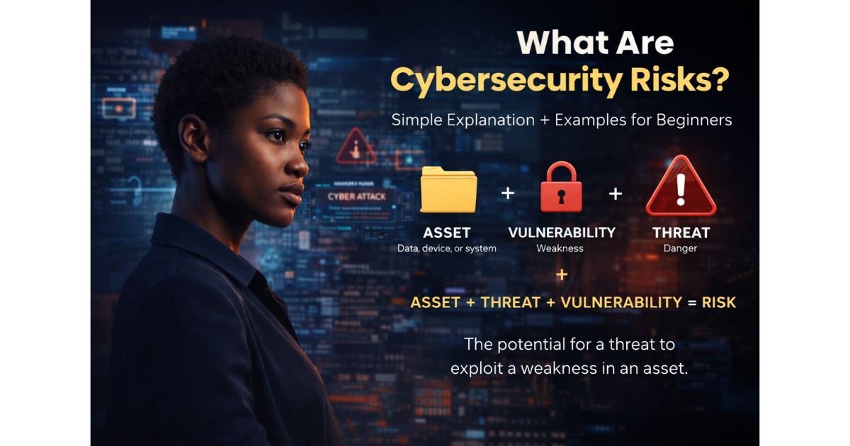 What Are Cybersecurity Risks? Simple Explanation + Examples for Beginners (2026)
